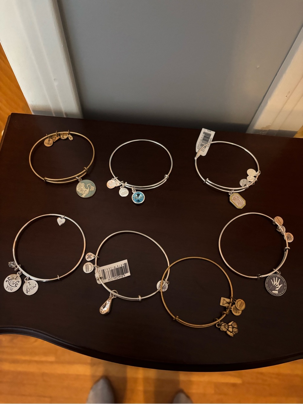 Alex and Ani assorted bangle bracelets